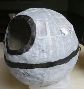 What the heck is that?? oh, it's the Death Star, of course!